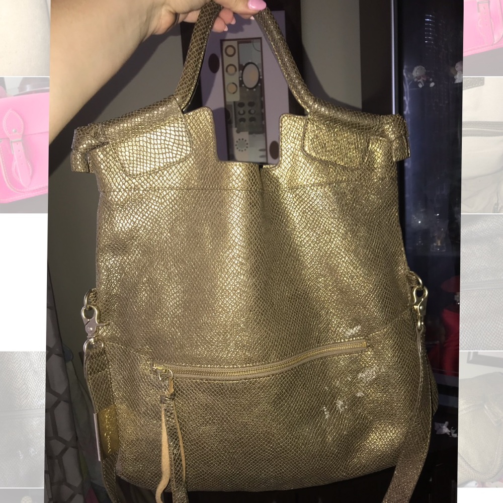 Foley + Corinna Gold Tote